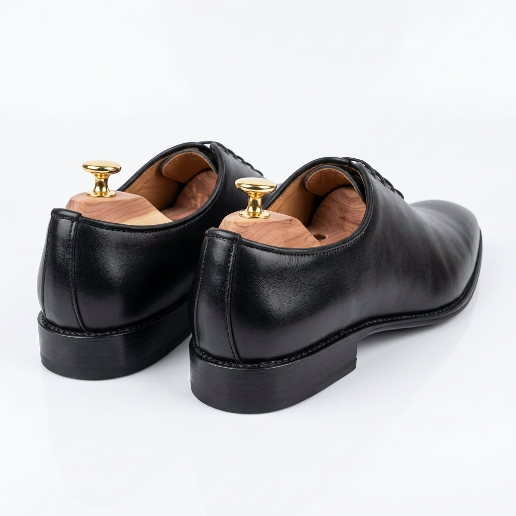 Walkist Original læder Wholecut Oxford-sko - Sort