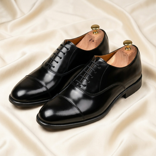Walkist Premium Læder Oxford-sko - Sort