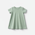 Salviegrøn T-shirtkjole