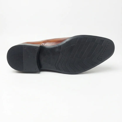 Walkist Premium Leather Brogue Oxford Shoes - Dark Brown