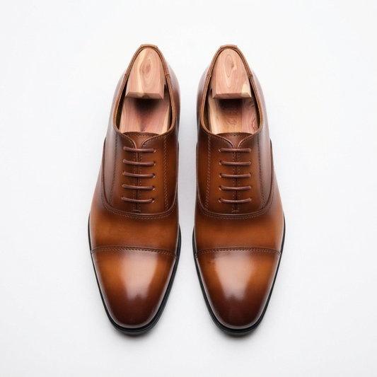 Walkist Original Leather Oxford Shoes - Brown