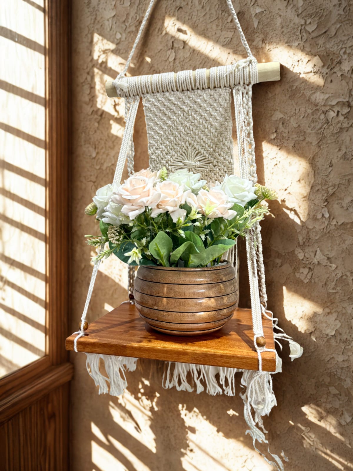 HÆNGENDE MAKRAMÉPLANTE