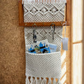 MACRAME VÆGORGANISATOR MED LOMME
